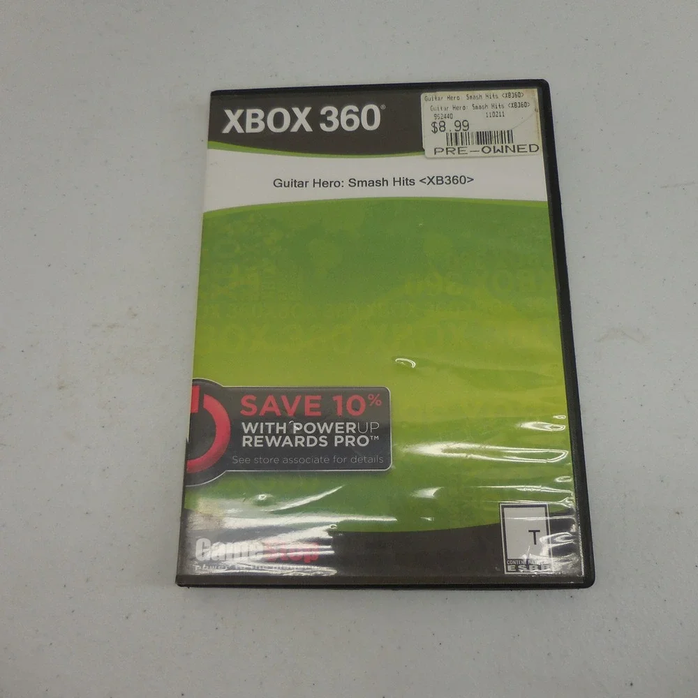 Guitar Hero Smash Hits Microsoft Xbox 360 Activision Rhythm Band Game Disc